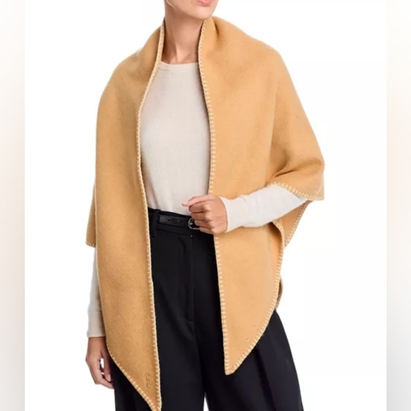 NWT Echo Oversized Greenwich Wrap In Camel Soft Cozy - Picture 2 of 5